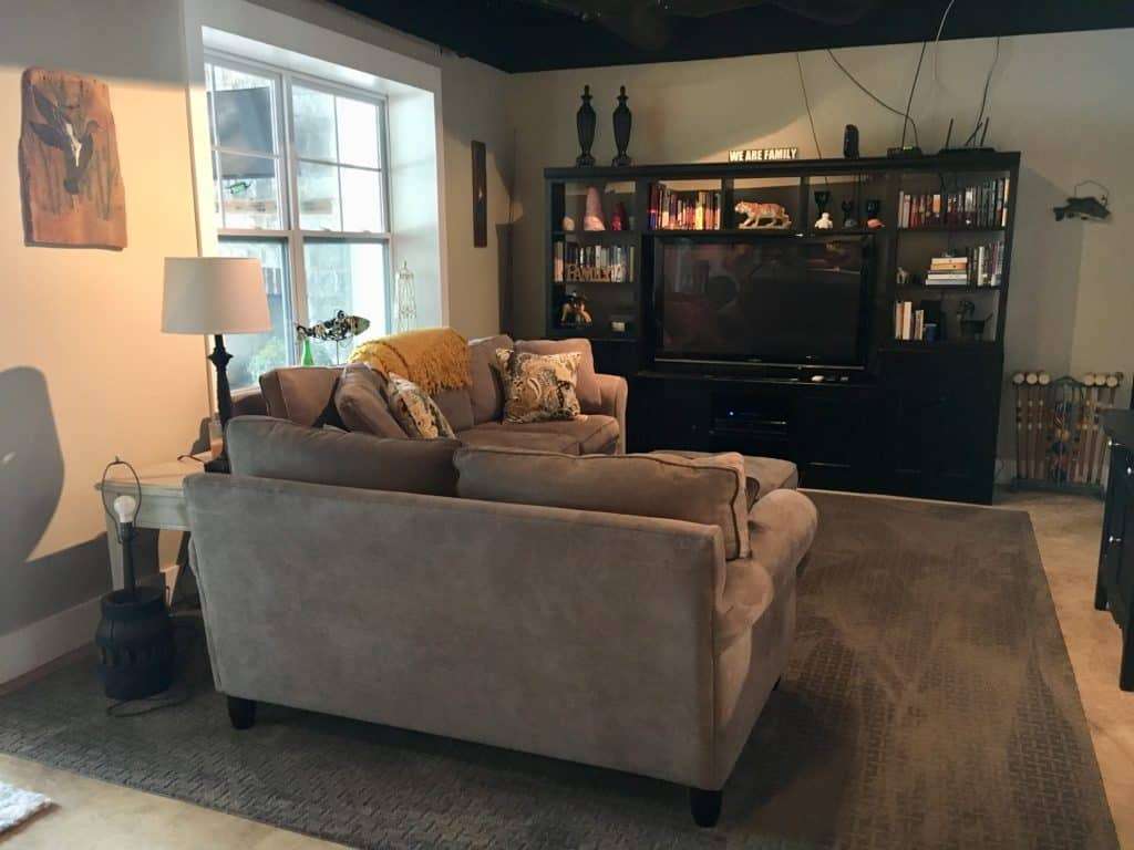 basement before renovation